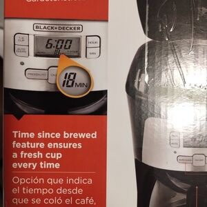 Black+Decker Coffee Maker with Timer